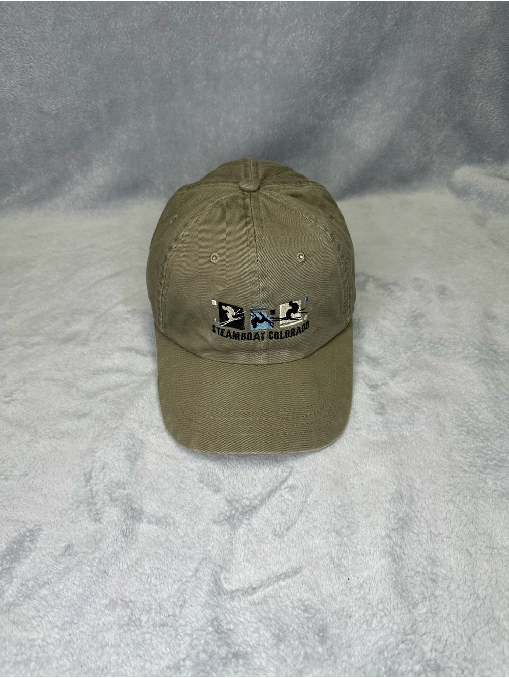 Vtg Ouray Sportwear Steamboat Hat Colorado Ski Resort Baseball Cap